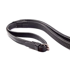 Gee Tac Extra Leather Grip Reins - FULL - 58 inches - BLACK