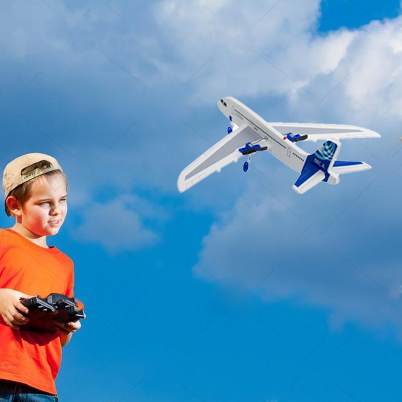 2.4Ghz Remote Control Airplane Kids DIY Model Plane RC Plane