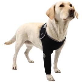 Kercynar Dog Recovery Sleeves, Cone Collar Alternative, Reflective Material Design Abrasion Resistant Dog Recovery Suit, Washable 3mm Thick and Waterproof, Pets Sleeve Anti Licking Wounds and Keep Dry