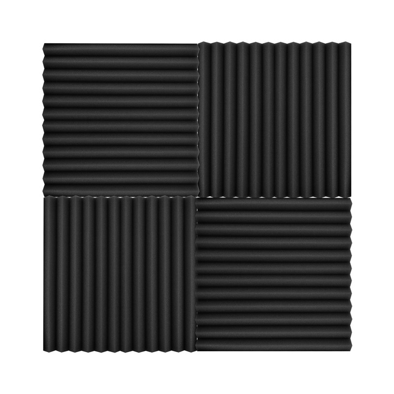 12pcs/pack Studio Foams Sound Insulation Foam Sound Absorbing Panels Soundproof