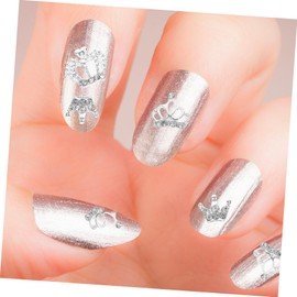 Healvian 12pcs Crown Rhinestones Nail for Manicure Art Decorations Nail Ornaments Sparkling Accessories for Christmas Birthdays and Special Occasions