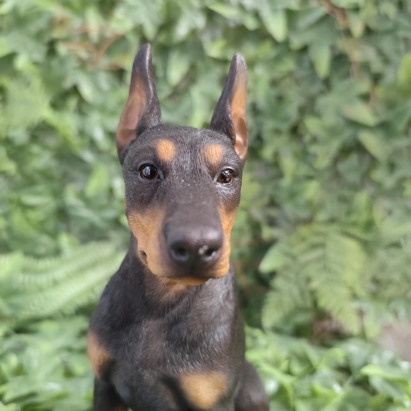 Vivid Arts Dobermann-Pinscher – Gartendekoration für drinnen und draußen