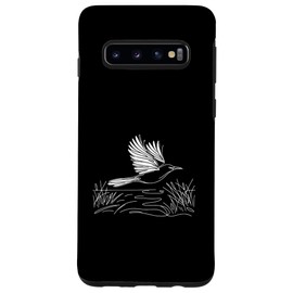 Line Art Bird & Ornithologist Bootsschwanz-Greifer