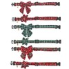 Collar de perro de Navidad, copo de nieve, clásico a