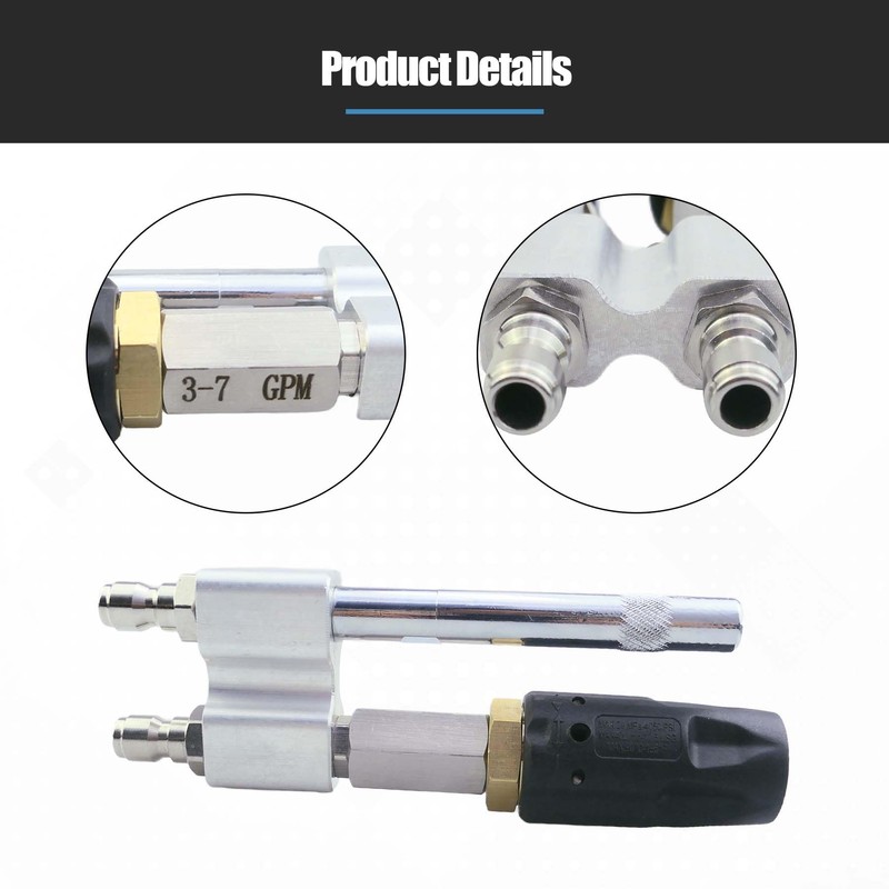KMBNTU M5 Twist Nozzles Shooter Tip for 3-7 GPM Pressure