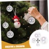 Toddmomy Pack of 54 Christmas Baubles Christmas Bauble Pendants Decorative