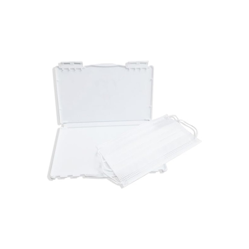 Hassey Top-in Mask Case, Miffy, Holds 2-3 Cards, Red MF-8247