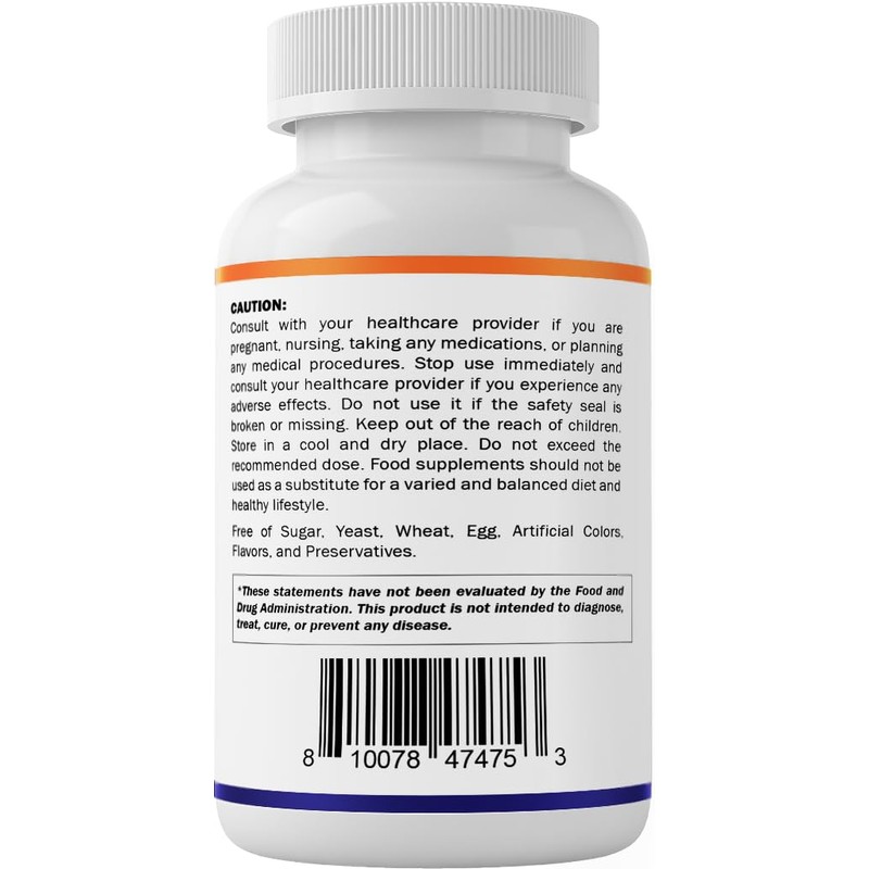 Vitamatic Lithium Orotate 5mg, 240 Veggie Capsules, Non-GMO, Gluten Free.