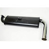Quiet Muffler, with Chrome Tip, 3 Bolt Flange, for Beetle,