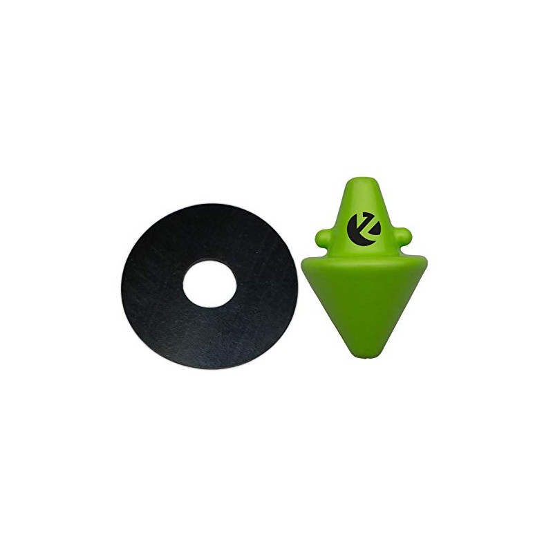 ZECK - Disk Teaser Green - Vertical Lead for Catfish