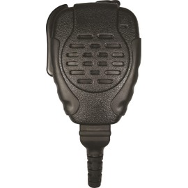 PRYME® SPM-2130 Trooper® IP56 Water & Dust Resistant Remote Speaker Microphone w/Noise Reducing Mic and Large PTT Switch - Fits: Amateur (HAM) Radio Icom Models with 2-Pin Side Connectors.