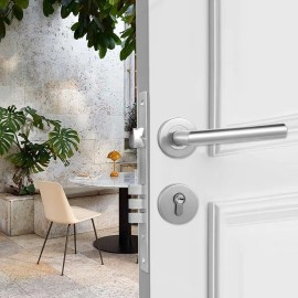 Banna Cerradura Alta Seguridad DO-3SS para Puertas Izquierda/Derecha Plateada