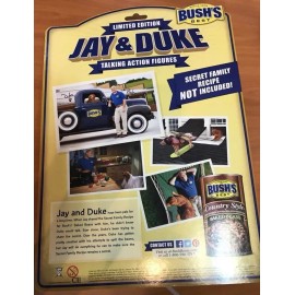 Bush's Baked Beans Jay & Duke talking action figures.promot