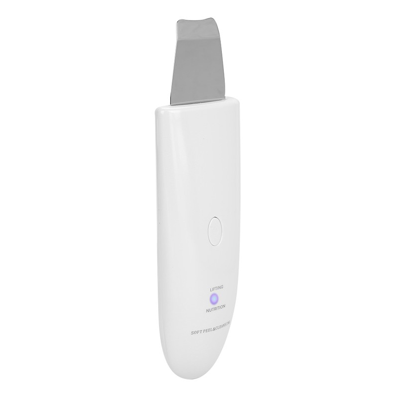 Household Ultrasonic Skin Scrubber Blackhead Removal Face Pore Cleanser InstrumentWhite