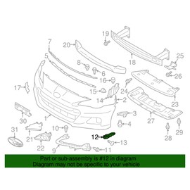 Subaru Bumper Bracket - 57707CA050
