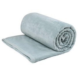 EIUE - Cómoda manta de forro polar de franela, ultra suave, para sofá, cama, viajes, manta de cama ligera para todas las estaciones