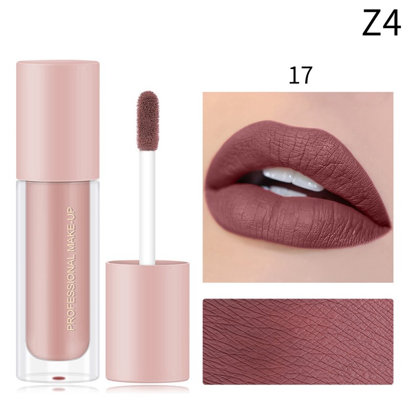 Matte Lip Gloss Long Lasting Waterproof Fashion Smooth Liquid Lipstick