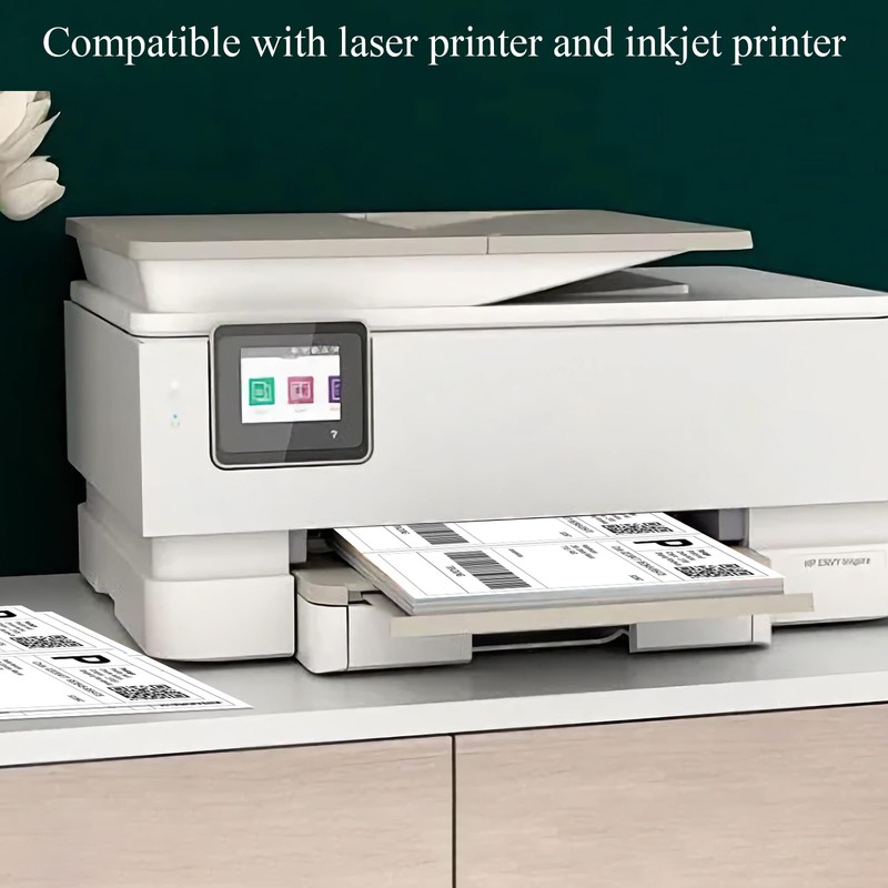 (50 Sheets, 500 Labels) Sticker Paper, 2" x 4" Shipping