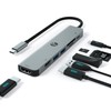 VCOM 7-in-1 USB C Hub Support MST, Docking Station Dual
