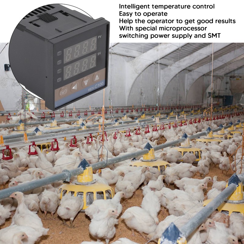 PID Thermostat Temperature Controller Set 0‑400℃ Digital Temperature Controller with