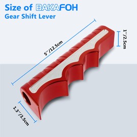 BAKAFOH Billet Aluminum Forward/Reverse Gear Shift Shifter Lever Extender for The Can-Am Ryker 600 900 Ace Rally Edition Sport Shift Knob Handle Cover Accessories (Red Style)