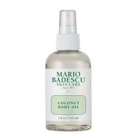 Mario Badescu Coconut Body Oil Enriched with Coconut Oil & Shea Butter | Lightweight Skin Care for Hydrating and Moisturizing After Shower Massage | 5 FL OZ