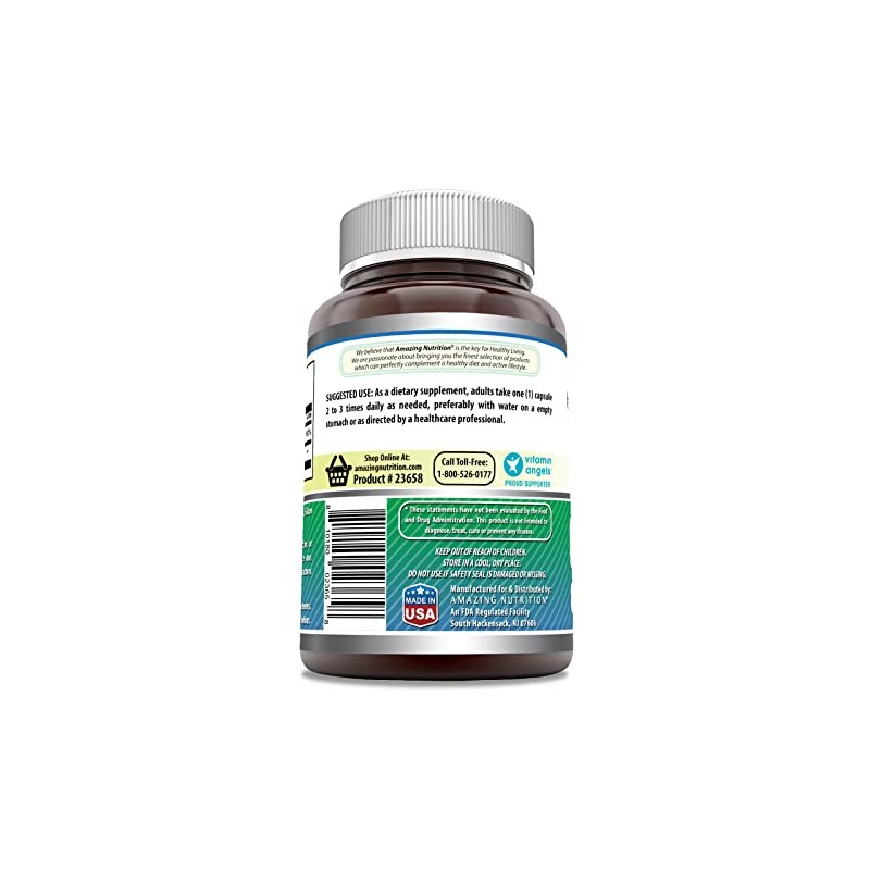 Amazing Formulas GABA (Gamma Aminobutyric Acid) with Vitamin B6 500mg