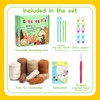 UzecPk Crochet Kit for Beginners, Crochet Kit, 4 Pcs Crochet