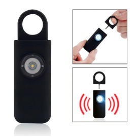 SOS Personal Safety Loud Alarm Keychain, Bright LED Light, Self Defense Siren