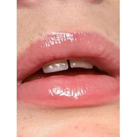 REFY Lip Gloss - Blush (Light, neutral pink) + Bonus Premium Korean Hydrating Sheet Masque