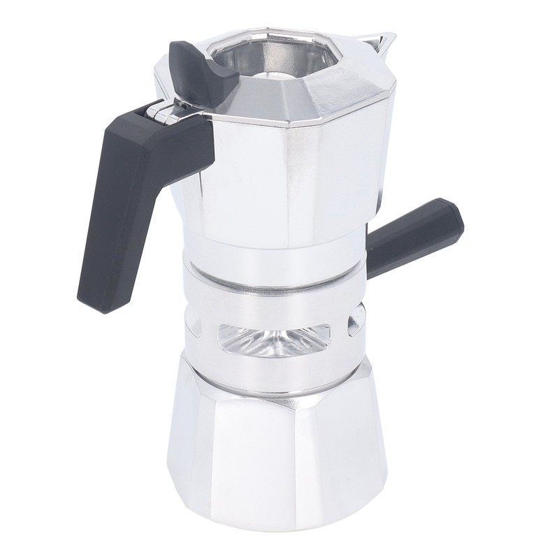 120ml 2 Cups Double Valve Moka Pot Aluminum Alloy Moka