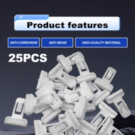 Dunviku 25 pcs Front Spoiler Moulding Clips Compatible with Corolla,RAV4,Prius V,FJ Cruiser,ES300h,GX460,IS300, RX350 Replaces 75392-35220