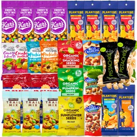 Healthy Snacks Trail Mix Variety Pack - Nut, Seed, Fruit Mix for Adults, Kids, Office, Gifts, Travel - Deluxe Assorted Box (27 Count)