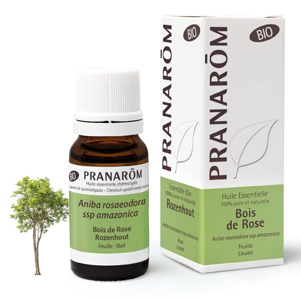Pranarom Rosewood BIO 0.3 fl oz (10 ml) (PRANAROM Chemo Type Essential Oil)