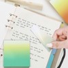 Transparent Sticky Notes,Clear Sticky Notes,3x3 in Gradient 4 Color Waterproof