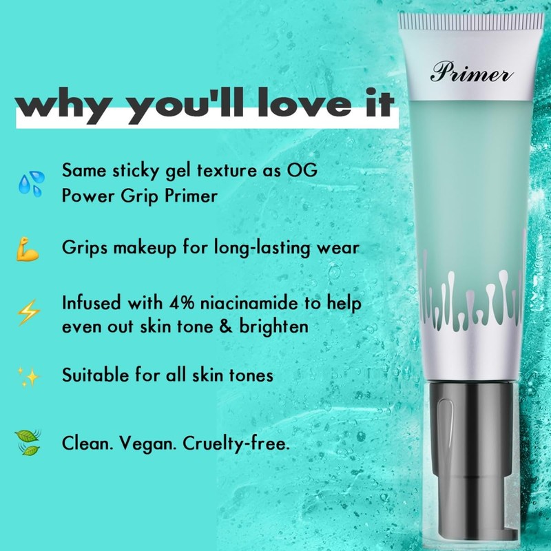 KARLOR Makeup Primer, Face Primer Gel Green Power Grip Primer