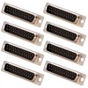 Unbranded 8x D-SUB DB25 25-Pin DB 25 RS232 Male Assembly