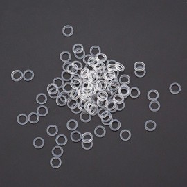 300 O-Rings - Orthodontic Elastic Dental Rubber Bands, Intraoral Elastic Rubber Bands. (Clear, 1/8"-Medium-3.5 oz)
