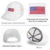 CHUANGLI Kids American Flag Baseball Cap Boys Girls Mesh Baseball