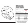 ProForce Lightning Karate/Martial Arts Sparring Headgear (Pink, Youth (Head Circ: