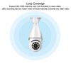E27 Light Bulb Security Camera 5G 2.4G WiFi 2MP 1080P