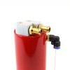 Universal Aluminum Oil Catch Can with Hose Kit, 750ML, Red
