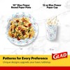 Glad Round Disposable Paper Plates for All Occasions | New