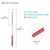 CoCud Diamond Coated Needle File, | 150 Grit 5mm Shank