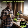 Cordless Angle Grinder, 4-1/2 Inch 3-Speed Brushless Power Grinder with