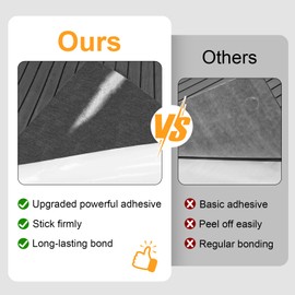 HZCHIONE EVA Foam Boat Flooring 94"x21" Non-Slip Boat Carpet - Boat Decking Foam with Adhesive Backing Faux Teak Marine Mat for Helm Pad RV Floor Kayak Deck Yacht Jon Boats