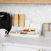 Mind Reader Cup and Condiment Station, Countertop Organizer, Coffee Bar,