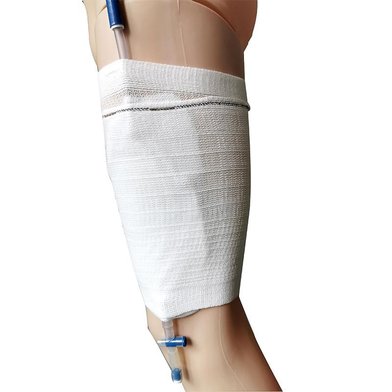 Comfortable Calf Catheter Sleeve Urine Leg Bag Holder for Incontinence
