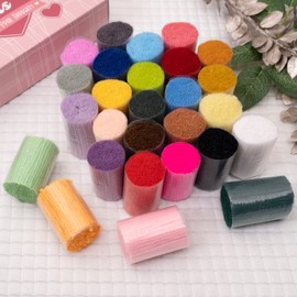 Beyond Your Thoughts DIY 28 Colors 10Pcs 2 in Latch Hook Kits Yarn Bundles for Kids Adult Handmake Craft Sewing Knitting YarnRose