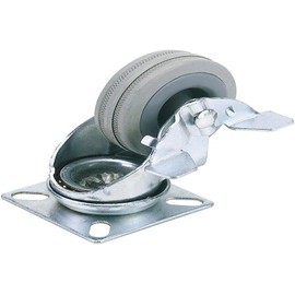 Draper 65479 100 mm-Diameter Rubber Castor Plate Fixing